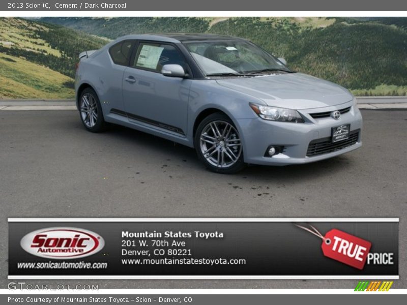 Cement / Dark Charcoal 2013 Scion tC
