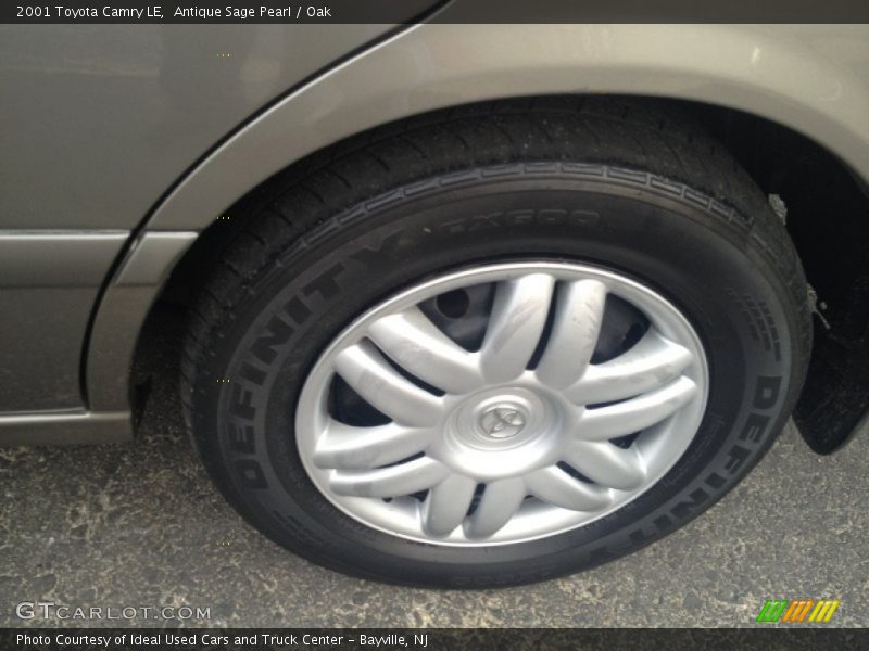 Antique Sage Pearl / Oak 2001 Toyota Camry LE