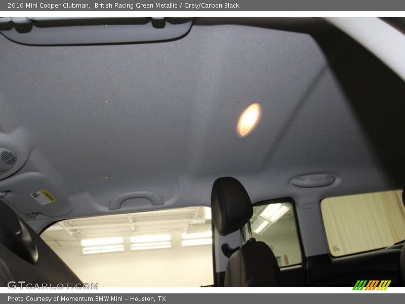 British Racing Green Metallic / Grey/Carbon Black 2010 Mini Cooper Clubman