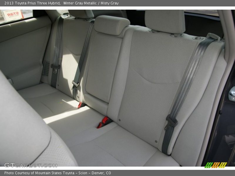 Winter Gray Metallic / Misty Gray 2013 Toyota Prius Three Hybrid