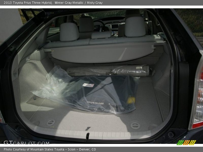 Winter Gray Metallic / Misty Gray 2013 Toyota Prius Three Hybrid