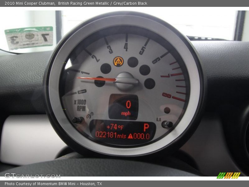 British Racing Green Metallic / Grey/Carbon Black 2010 Mini Cooper Clubman