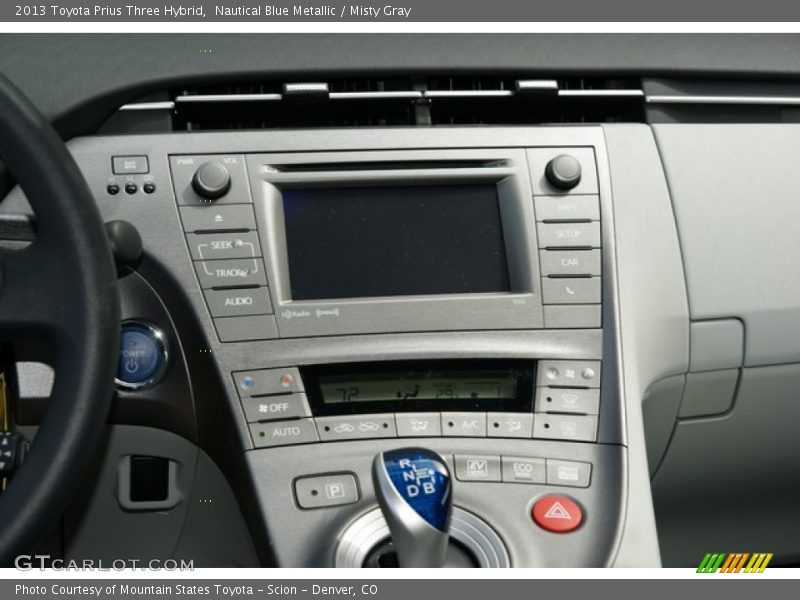 Nautical Blue Metallic / Misty Gray 2013 Toyota Prius Three Hybrid