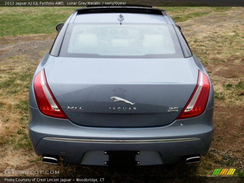 Lunar Grey Metallic / Ivory/Oyster 2013 Jaguar XJ XJL Portfolio AWD
