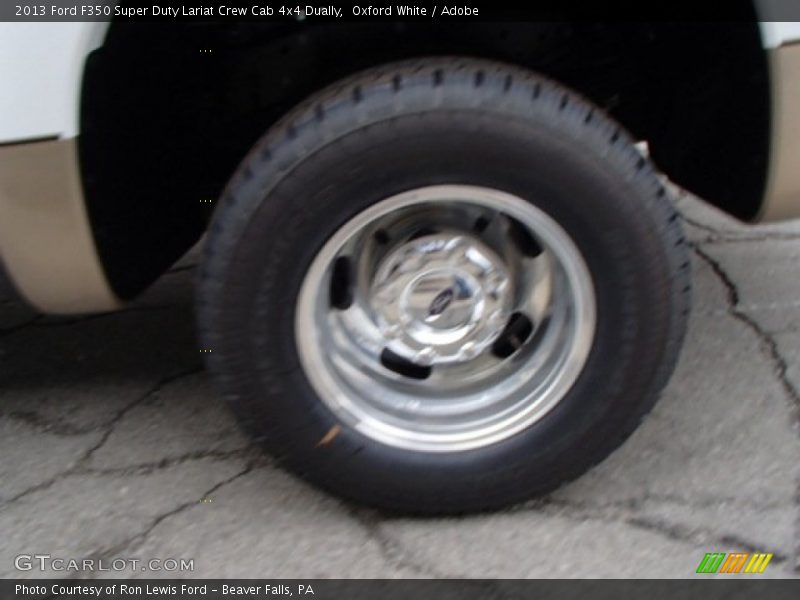 Oxford White / Adobe 2013 Ford F350 Super Duty Lariat Crew Cab 4x4 Dually