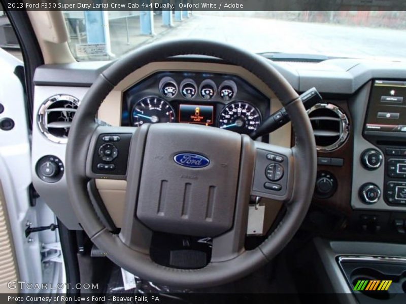  2013 F350 Super Duty Lariat Crew Cab 4x4 Dually Steering Wheel