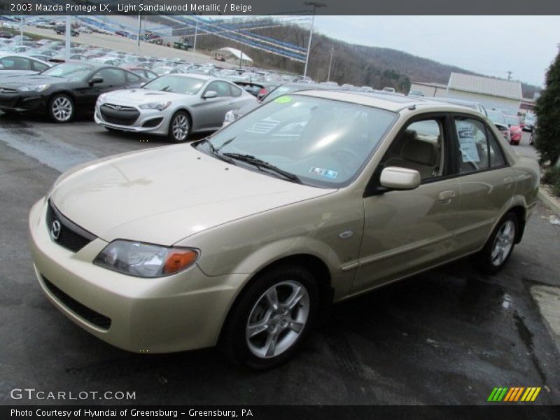 Front 3/4 View of 2003 Protege LX