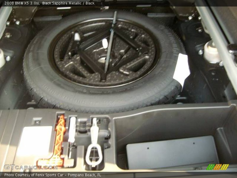 Black Sapphire Metallic / Black 2008 BMW X5 3.0si