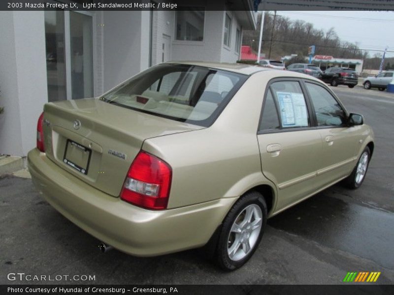 Light Sandalwood Metallic / Beige 2003 Mazda Protege LX