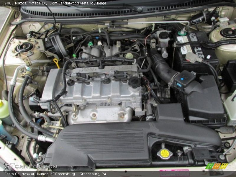 2003 Protege LX Engine - 2.0 Liter DOHC 16-Valve 4 Cylinder