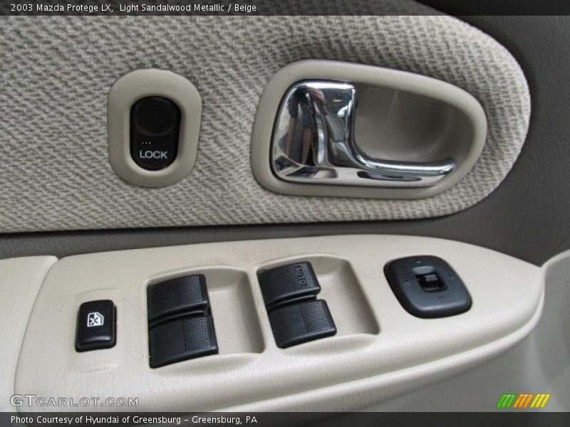 Controls of 2003 Protege LX