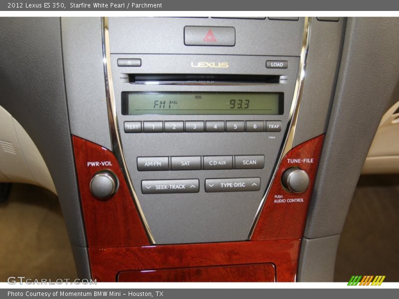 Starfire White Pearl / Parchment 2012 Lexus ES 350