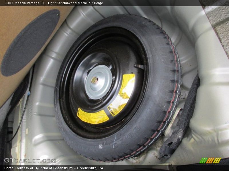Light Sandalwood Metallic / Beige 2003 Mazda Protege LX
