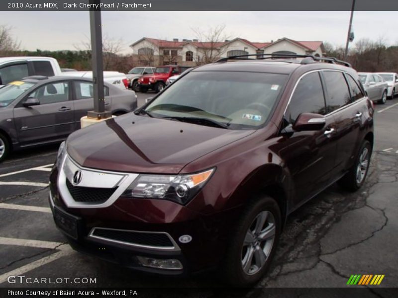 Dark Cherry Pearl / Parchment 2010 Acura MDX