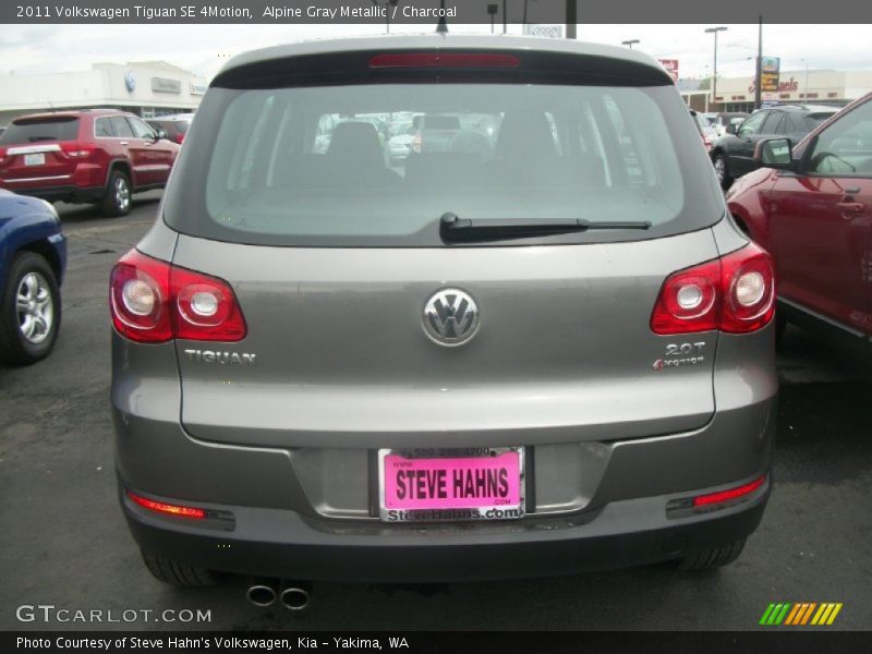 Alpine Gray Metallic / Charcoal 2011 Volkswagen Tiguan SE 4Motion