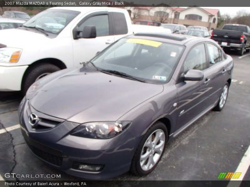 Galaxy Gray Mica / Black 2007 Mazda MAZDA3 s Touring Sedan
