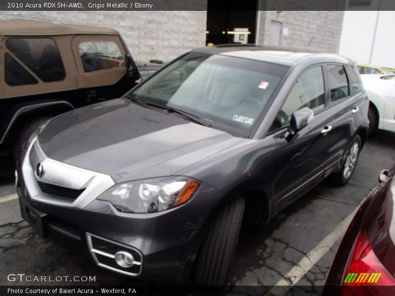 Grigio Metallic / Ebony 2010 Acura RDX SH-AWD