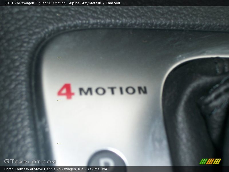 Alpine Gray Metallic / Charcoal 2011 Volkswagen Tiguan SE 4Motion