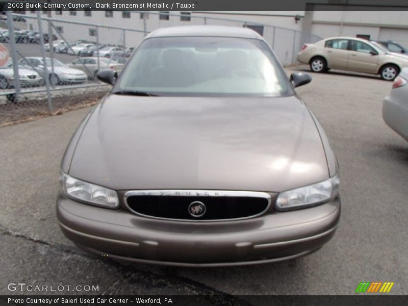 Dark Bronzemist Metallic / Taupe 2003 Buick Century Custom