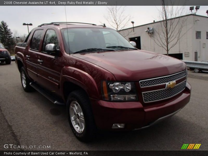Deep Ruby Red Metallic / Ebony 2008 Chevrolet Avalanche LT 4x4