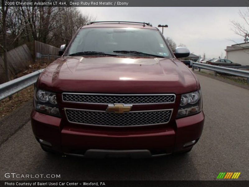 Deep Ruby Red Metallic / Ebony 2008 Chevrolet Avalanche LT 4x4