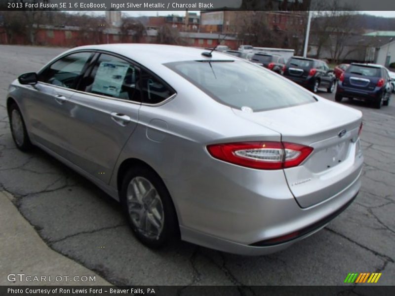 Ingot Silver Metallic / Charcoal Black 2013 Ford Fusion SE 1.6 EcoBoost