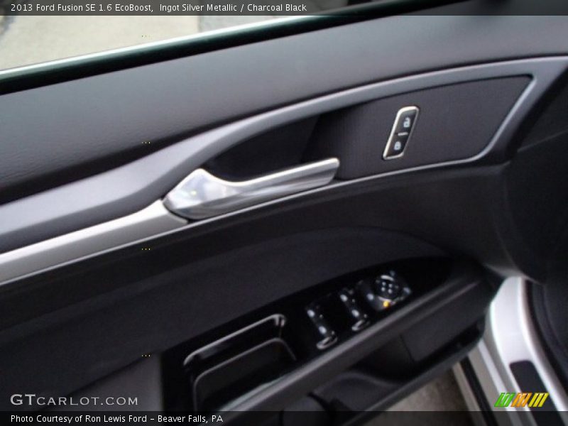 Ingot Silver Metallic / Charcoal Black 2013 Ford Fusion SE 1.6 EcoBoost