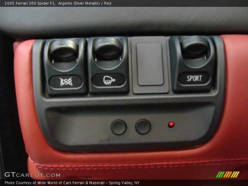 Controls of 2005 360 Spider F1