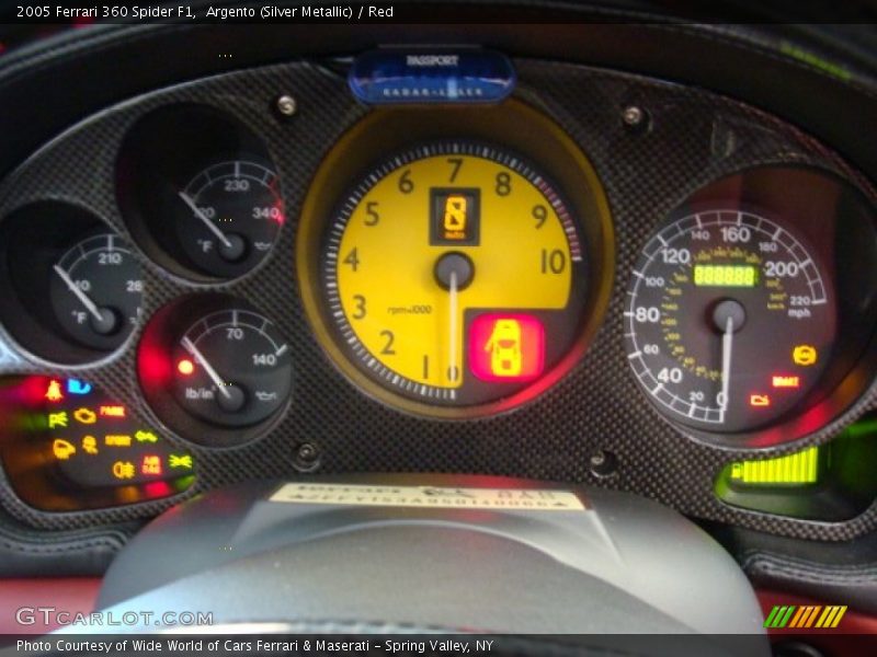  2005 360 Spider F1 Spider F1 Gauges