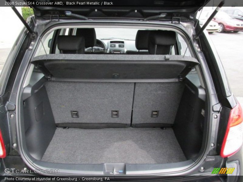 Black Pearl Metallic / Black 2008 Suzuki SX4 Crossover AWD