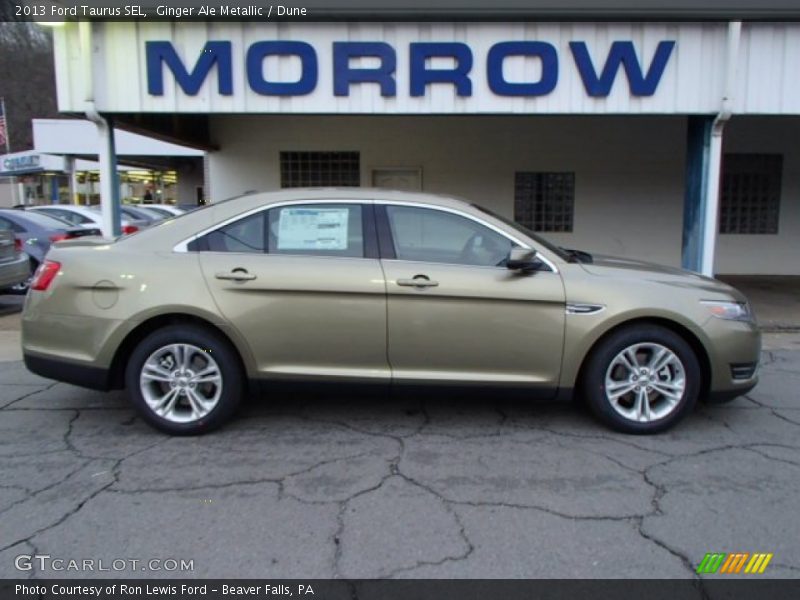 Ginger Ale Metallic / Dune 2013 Ford Taurus SEL