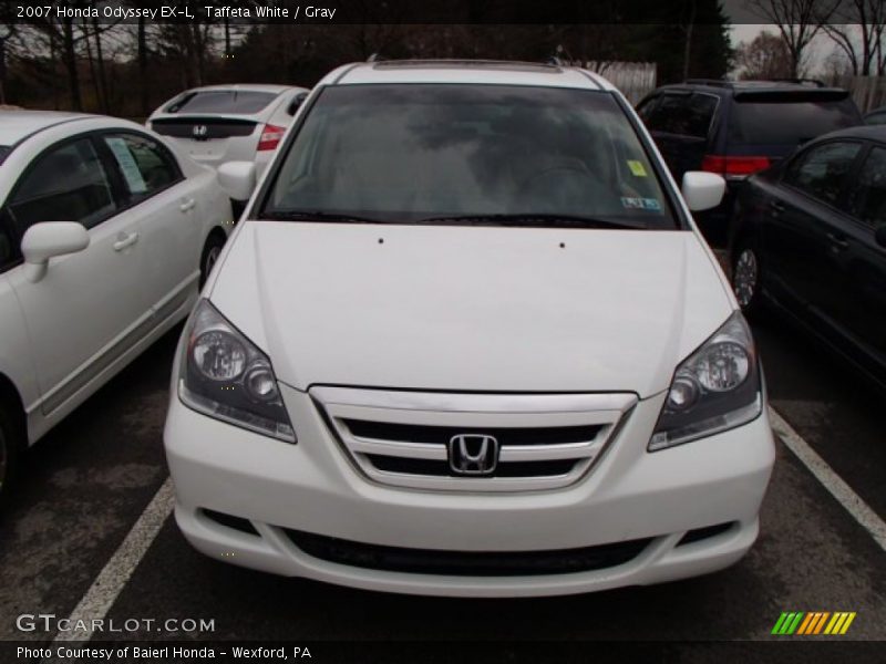Taffeta White / Gray 2007 Honda Odyssey EX-L