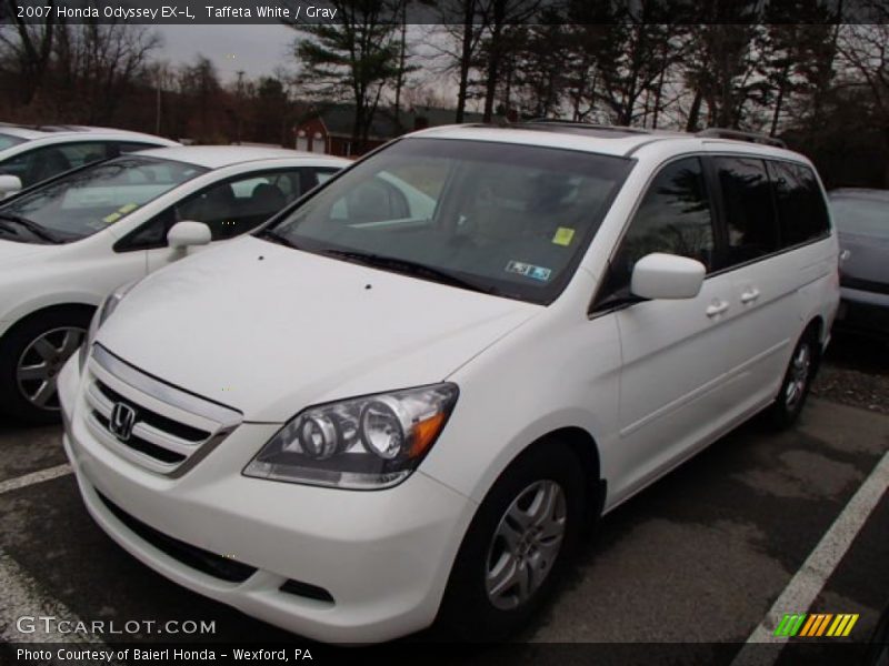 Taffeta White / Gray 2007 Honda Odyssey EX-L