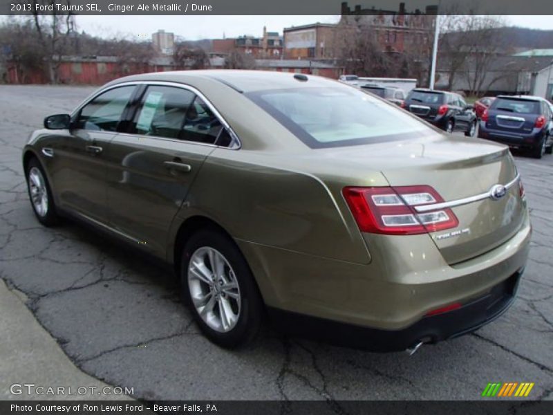 Ginger Ale Metallic / Dune 2013 Ford Taurus SEL