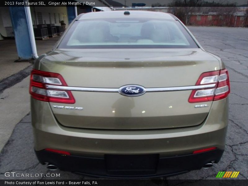 Ginger Ale Metallic / Dune 2013 Ford Taurus SEL
