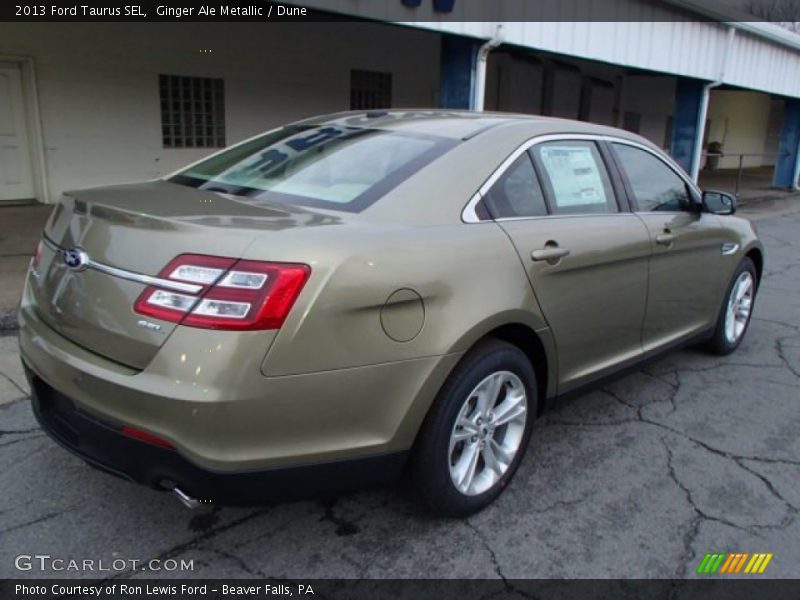 Ginger Ale Metallic / Dune 2013 Ford Taurus SEL