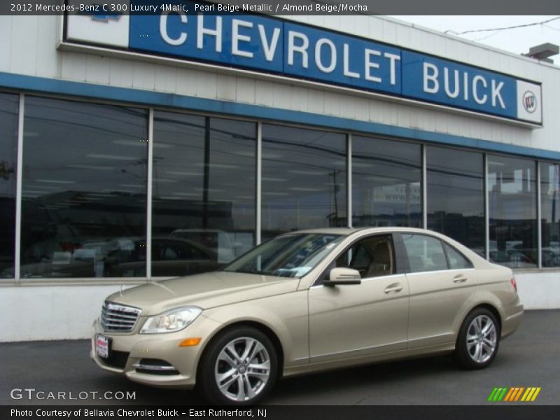 Pearl Beige Metallic / Almond Beige/Mocha 2012 Mercedes-Benz C 300 Luxury 4Matic