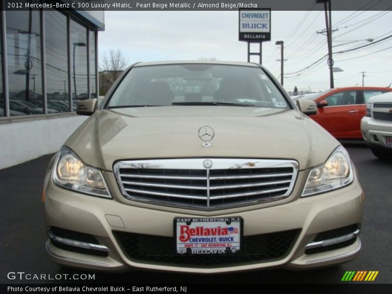 Pearl Beige Metallic / Almond Beige/Mocha 2012 Mercedes-Benz C 300 Luxury 4Matic