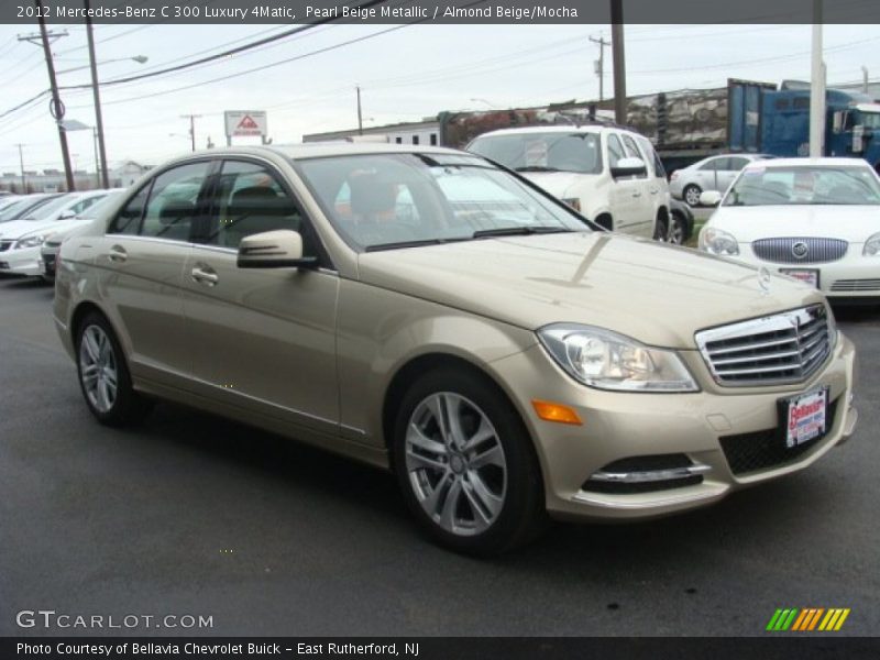 Pearl Beige Metallic / Almond Beige/Mocha 2012 Mercedes-Benz C 300 Luxury 4Matic