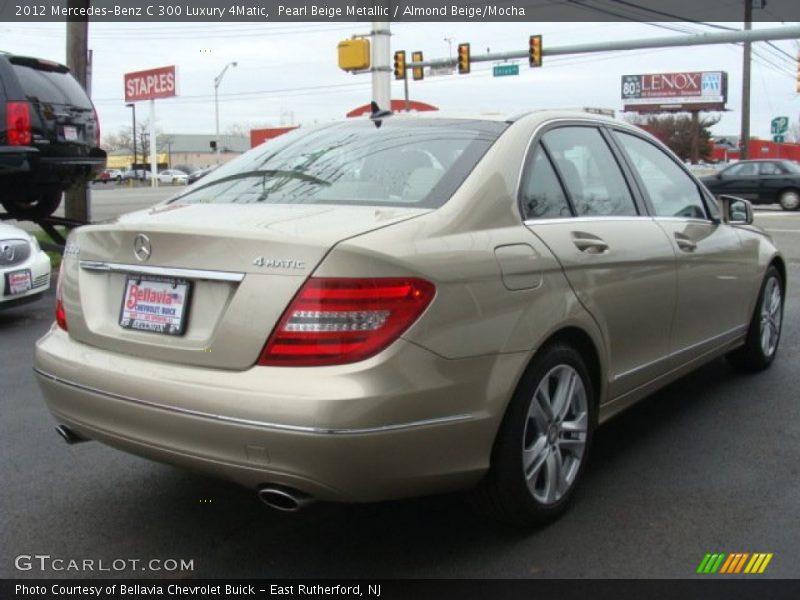 Pearl Beige Metallic / Almond Beige/Mocha 2012 Mercedes-Benz C 300 Luxury 4Matic