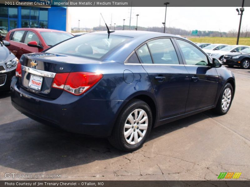 Imperial Blue Metallic / Medium Titanium 2011 Chevrolet Cruze LT