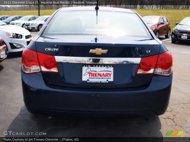 Imperial Blue Metallic / Medium Titanium 2011 Chevrolet Cruze LT