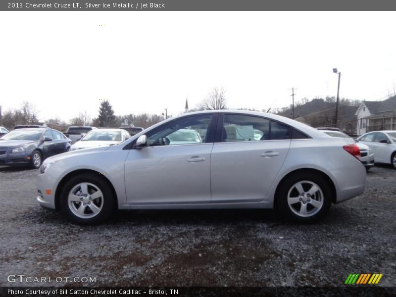 Silver Ice Metallic / Jet Black 2013 Chevrolet Cruze LT