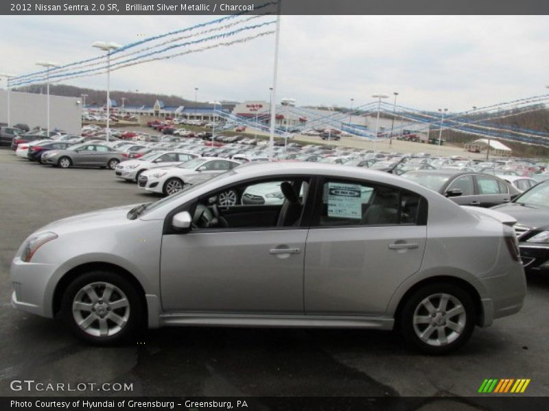 Brilliant Silver Metallic / Charcoal 2012 Nissan Sentra 2.0 SR