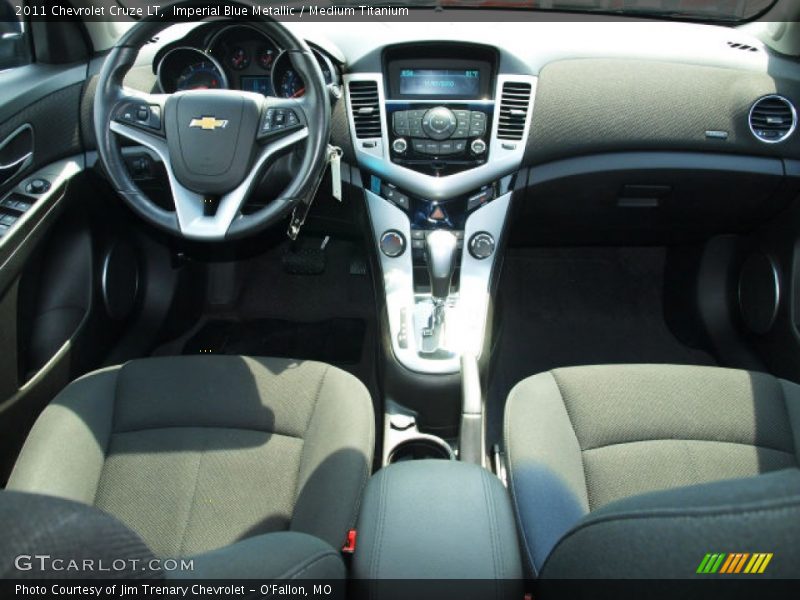 Imperial Blue Metallic / Medium Titanium 2011 Chevrolet Cruze LT