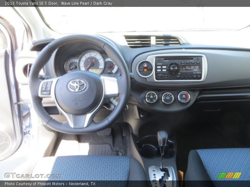 Dashboard of 2013 Yaris SE 5 Door