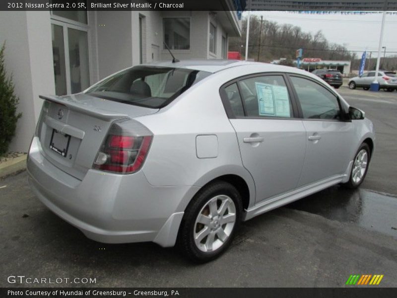 Brilliant Silver Metallic / Charcoal 2012 Nissan Sentra 2.0 SR