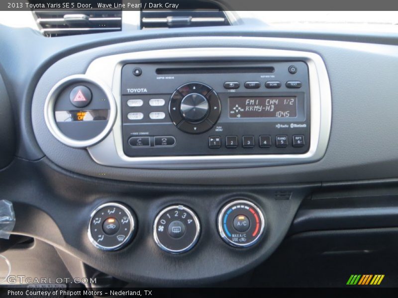 Controls of 2013 Yaris SE 5 Door