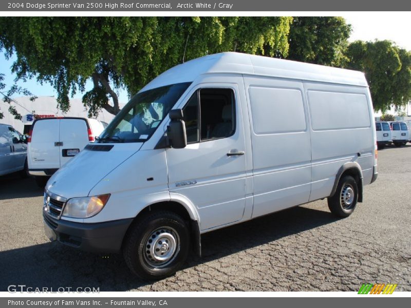 Arctic White / Gray 2004 Dodge Sprinter Van 2500 High Roof Commercial