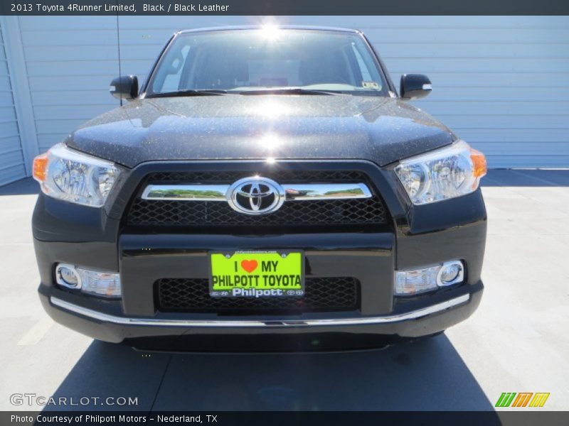 Black / Black Leather 2013 Toyota 4Runner Limited